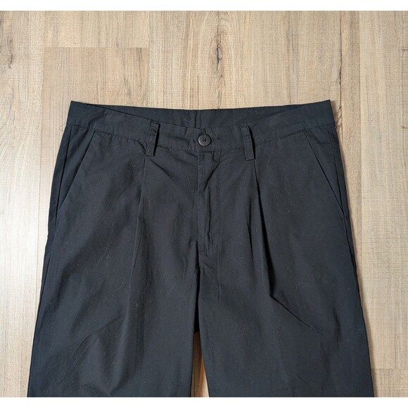 Kut from the Kloth Size 10 Dress Pants Straight Leg Pleated Cuffed 100% Cotton - Picture 3 of 8